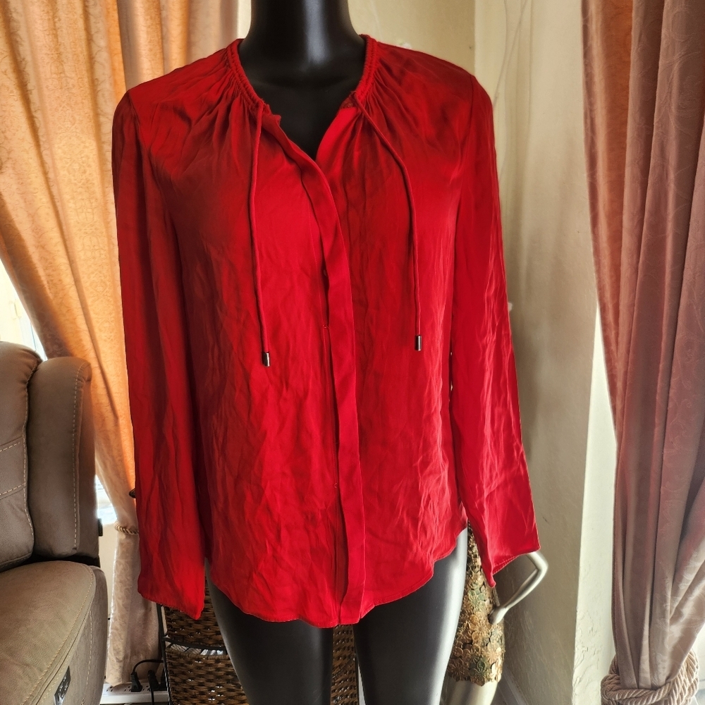 Hugo Boss botton-down blouse size 6